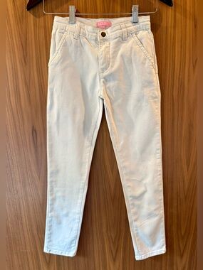 Bisby Girls White Jeans * Size 12 * Nordstrom Brand * Straight Leg * Stretch